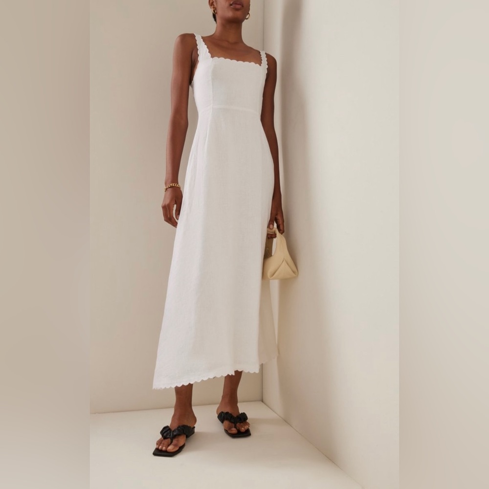 NWT Posse Jewel Linen Maxi Dress, XS